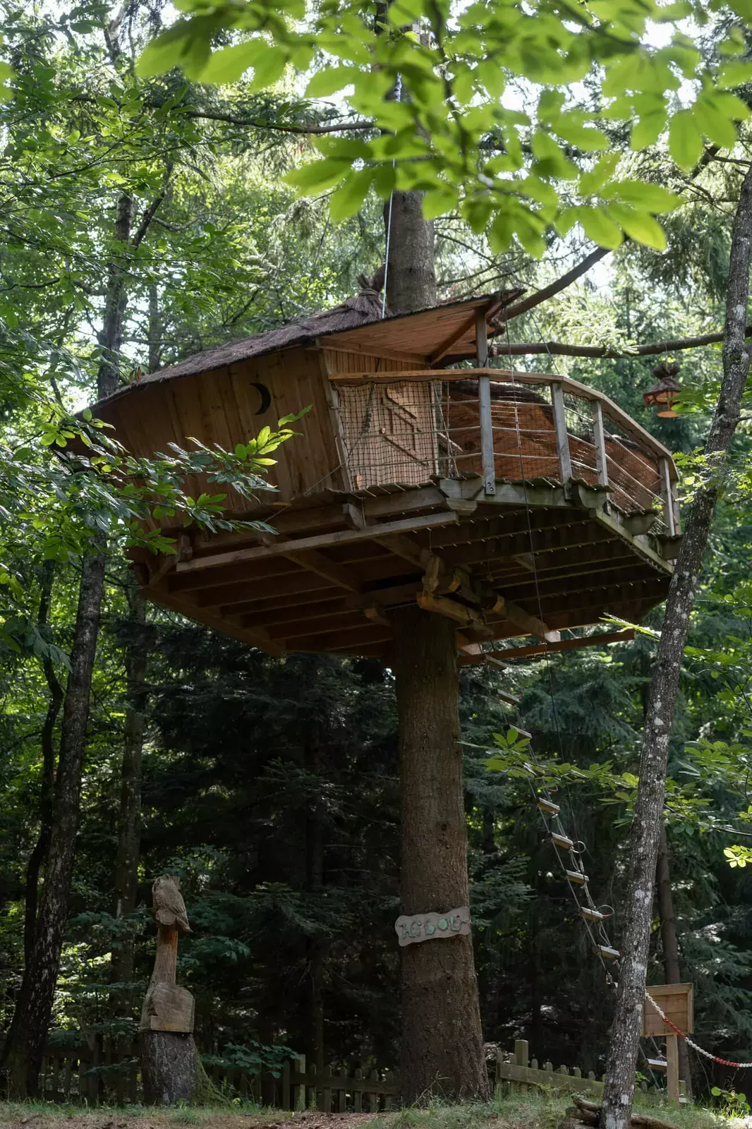 Les Cabanes de Labrousse - Cabanes perchées dans les arbres en Ardèche 