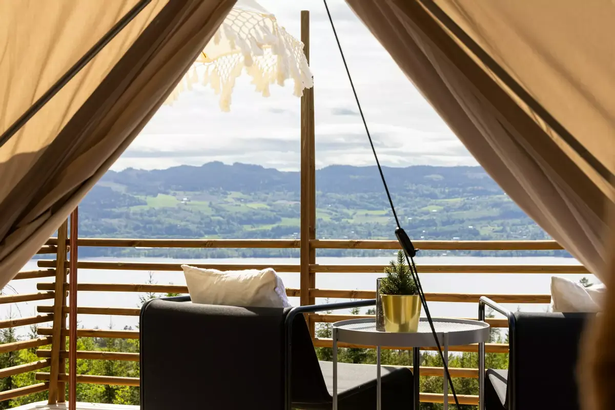Mjøsli Glamping - 30 min fra OSL - badstu - dusj - WiFi - kjøleskap