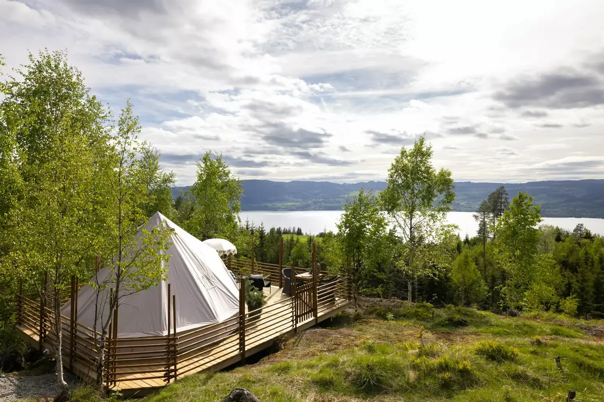 Mjøsli Glamping - 30 min fra OSL - badstu - dusj - WiFi - kjøleskap