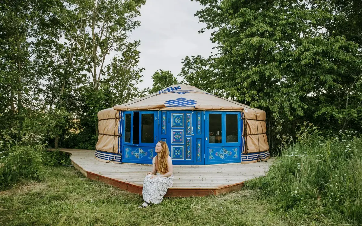 Eventyrlig jurt i Mols Bjerge