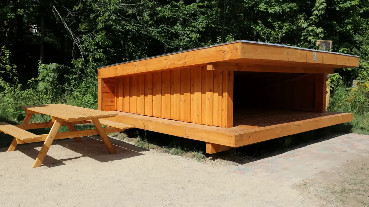 Hærvejens shelterplads Nørre Snede